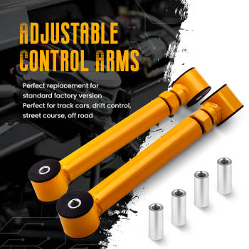Compatible for Jeep Grand Cherokee ZJ Rear Upper Adjustable Control Arm 2PCS 1993-1998 suspension arms