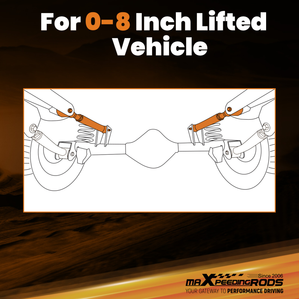 1 Pair Rear Upper Adjustable Control Arm Arms compatible for Jeep Wrangler TJ 1997-2006