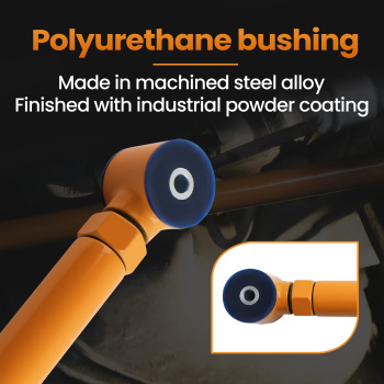 2 x bras de suspension réglables arrière supérieur compatible pour Jeep Wrangler TJ Gran...