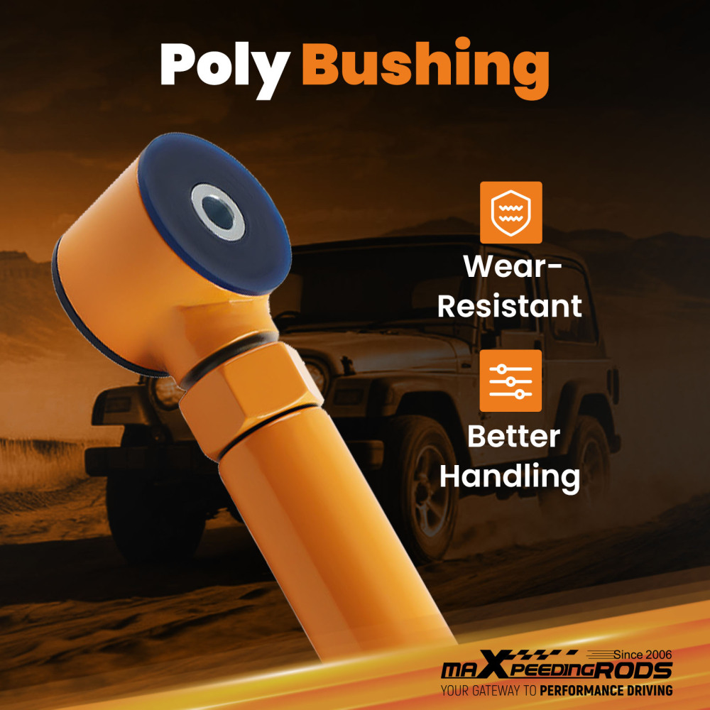 4x Adjustable Control Arm compatible for Jeep Wrangler TJ Grand Cherokee ZJ Control Arms