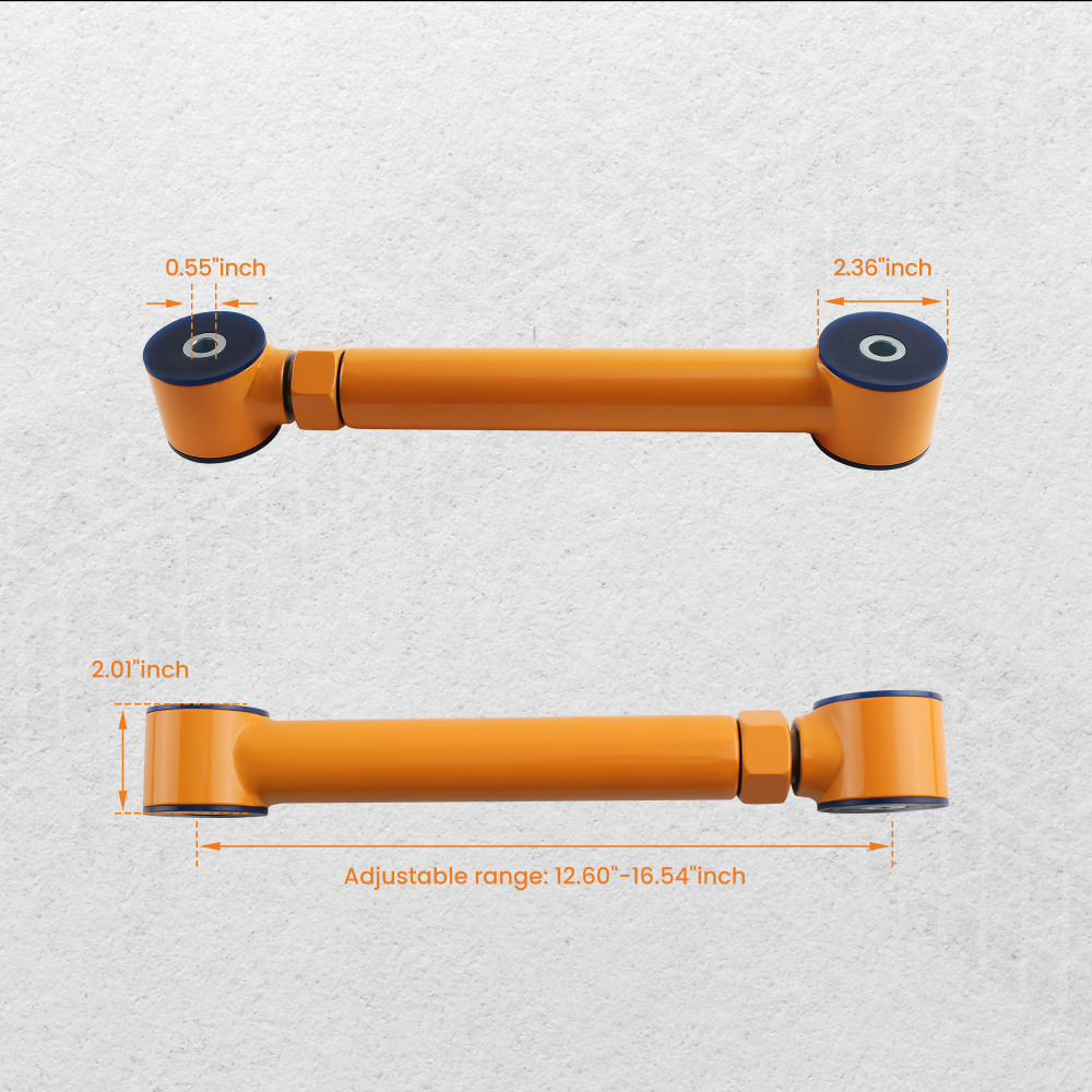 4x Adjustable Control Arm compatible for Jeep Wrangler TJ Grand Cherokee ZJ Control Arms