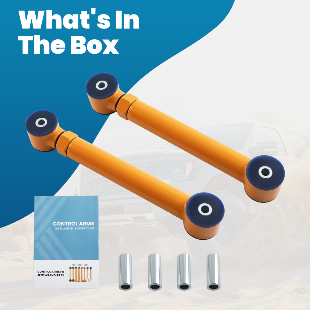 BRAS DE CONTROLE SUPERIEUR ARRIERE+TIGE compatible pour PANHARD AVANT compatible pour JEEP WRANGLER TJ 97-06