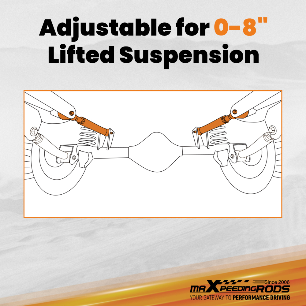 REAR UPPER ARM SUSPENSION compatible for JEEP TJ WRANGLER ZJ 0-8