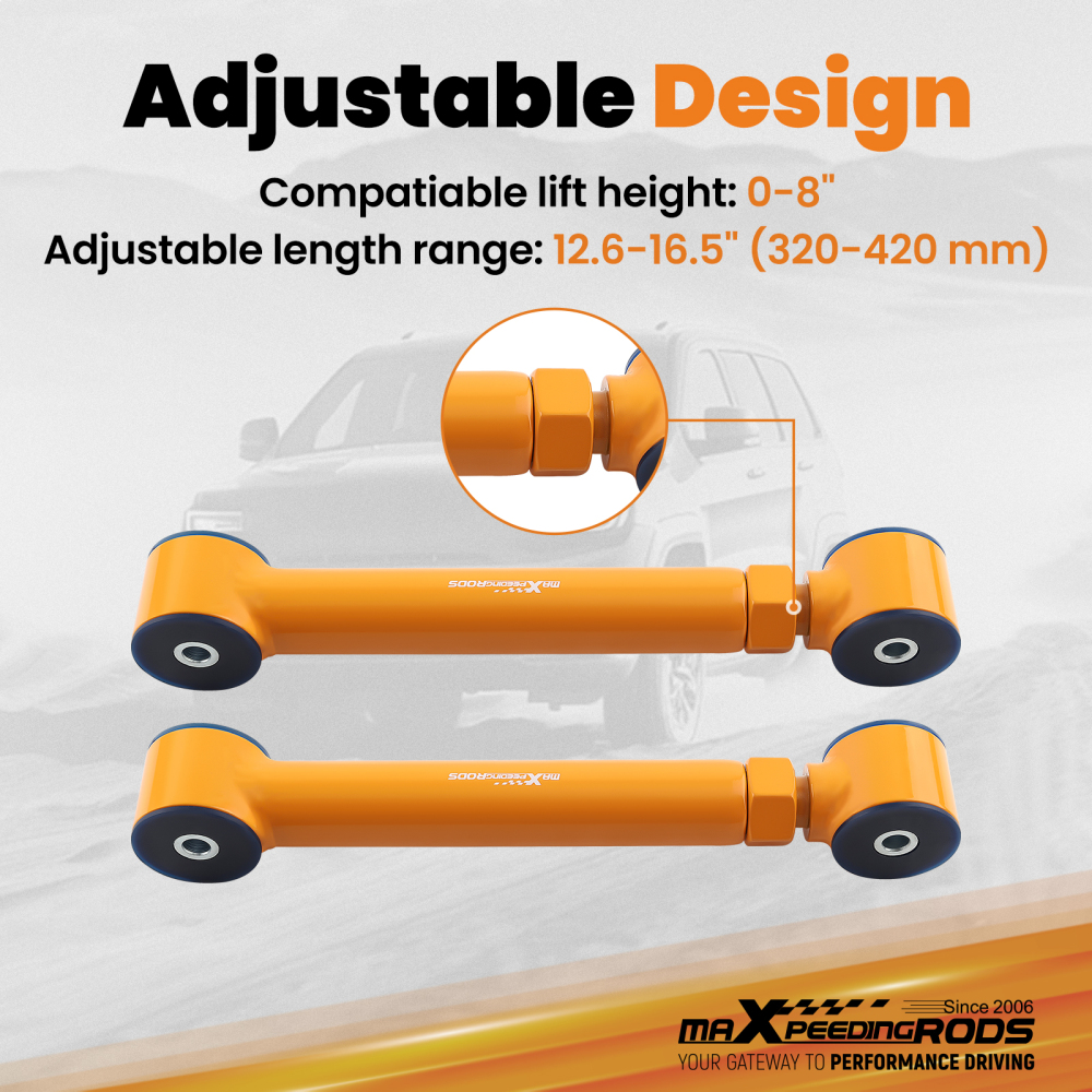 REAR UPPER ARM SUSPENSION compatible for JEEP TJ WRANGLER ZJ 0-8