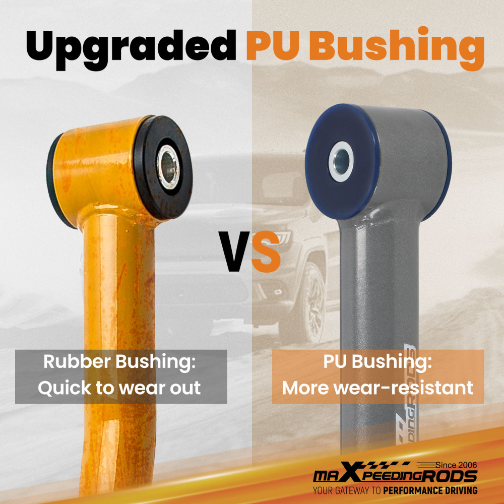 PAIR REAR UPPER ADJUSTABLE CONTROL ARM KITS compatible for JEEP WRANGLER TJ 1997-2006