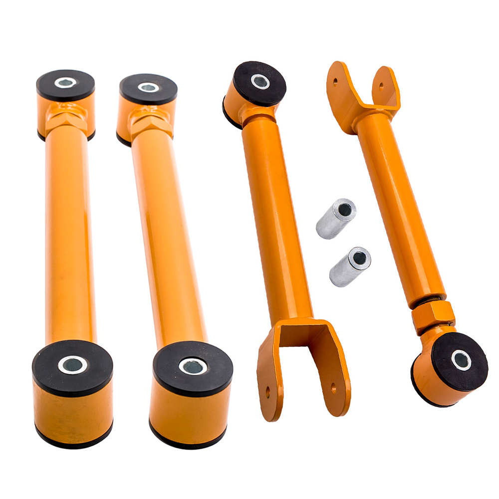 Rear Lower + Front Upper Control Arms compatible for Jeep Grand Cherokee WJ 1999 2000 2001