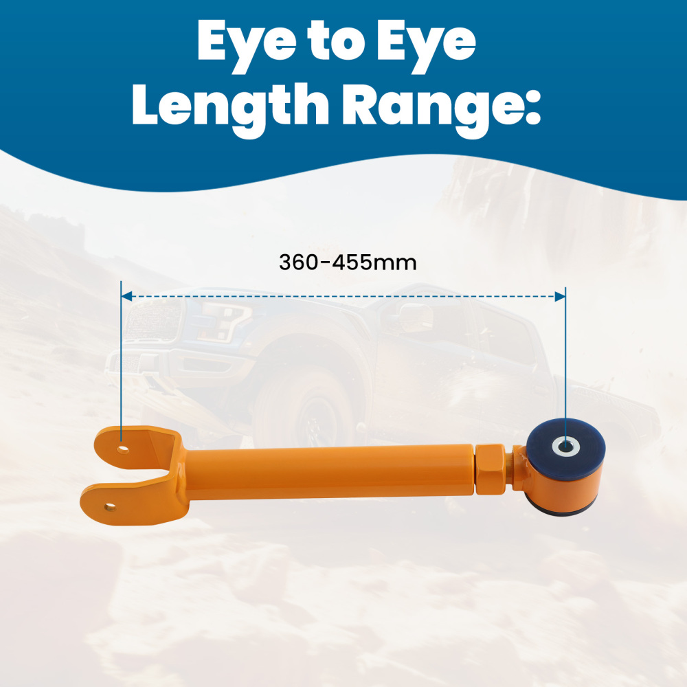 Front Upper Adjustable Control Arm Set 0-8 Lift compatible for Jeep Wrangler TJ 1997