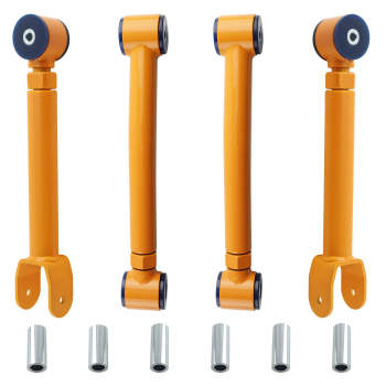 4Pcs Front UpperLower Adjustable Control Arms compatible for Jeep Cherokee XJ 1986-2001