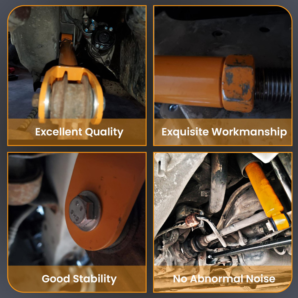 4Pcs Front UpperLower Adjustable Control Arms compatible for Jeep Cherokee XJ 1986-2001