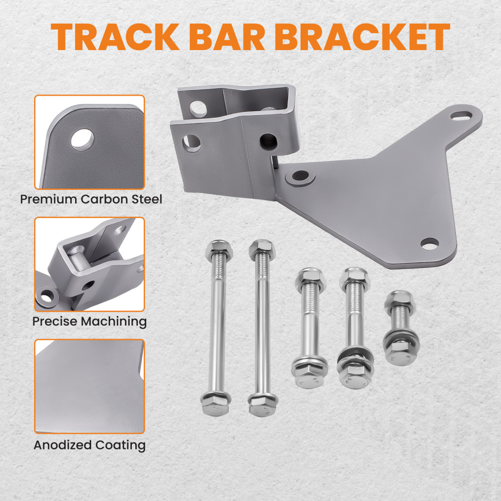 Front Upper Control Arms + Front Track Bar Drop Bracket compatible for Jeep Grand Cherokee