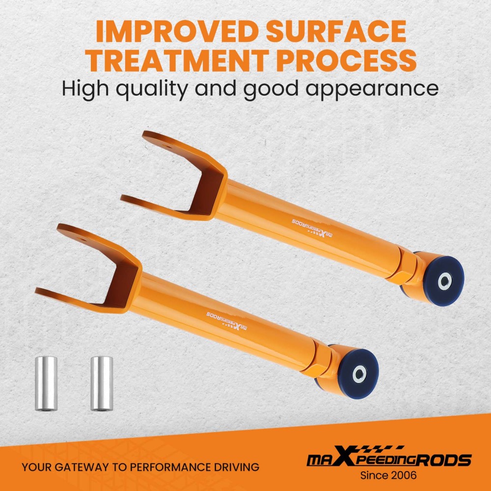 Heavy Duty Front Upper Adjustable Control Arms Set 0-8 Lift compatible for Jeep Wrangler 97