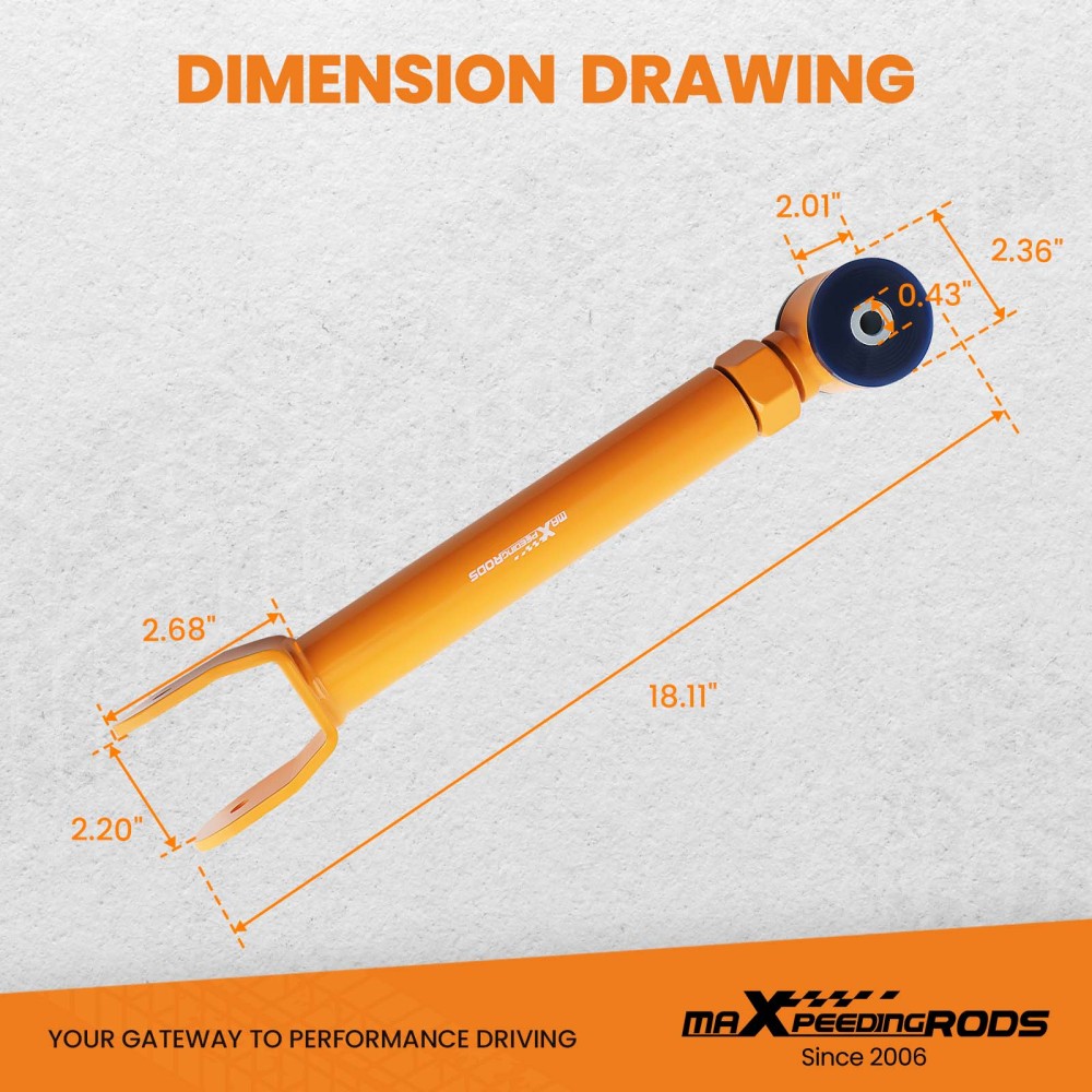 Heavy Duty Front Upper Adjustable Control Arms Set 0-8 Lift compatible for Jeep Wrangler 97