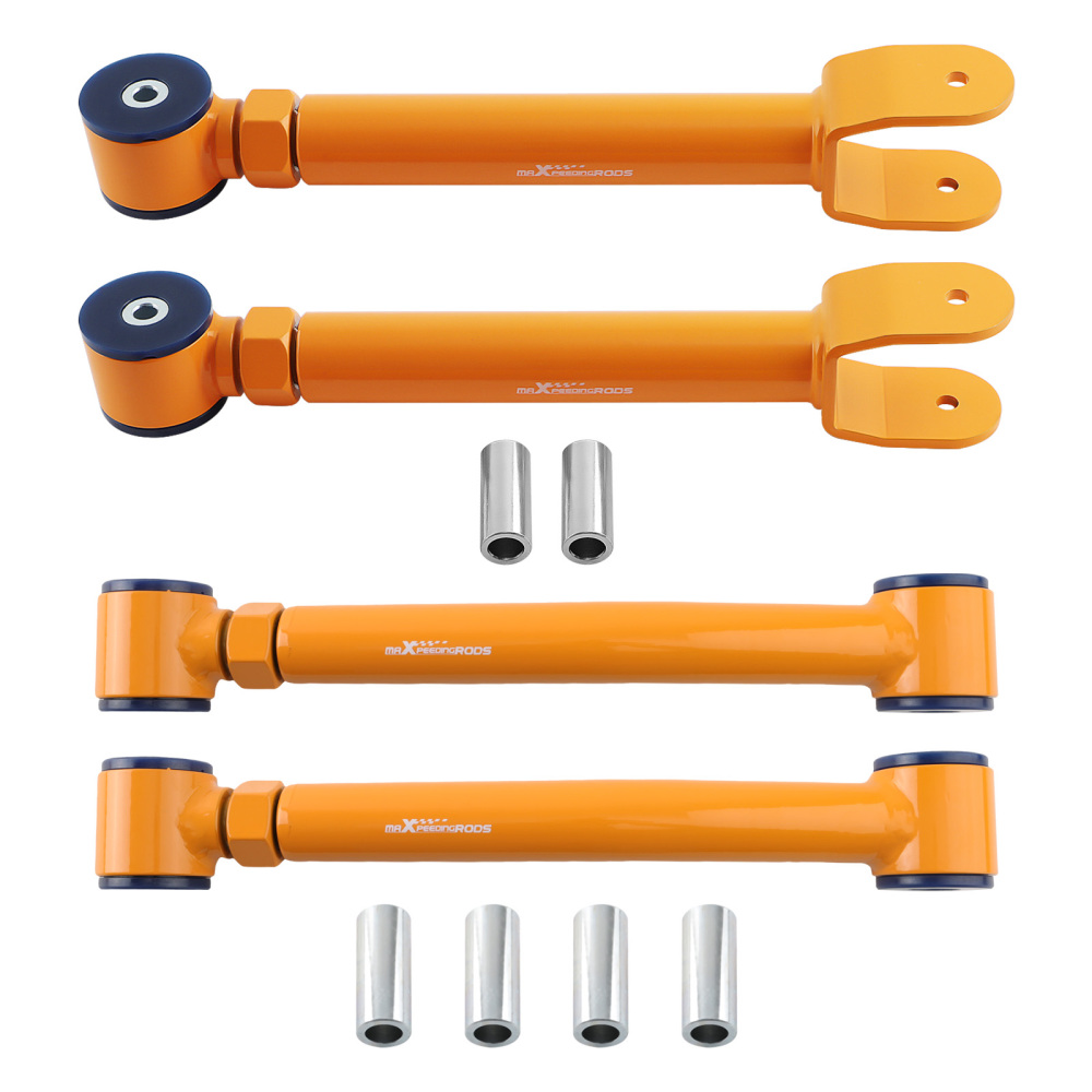 4x Front UpperLower Control Arms For Cherokee XJ 1984-2001 Wrangler TJ 84-06