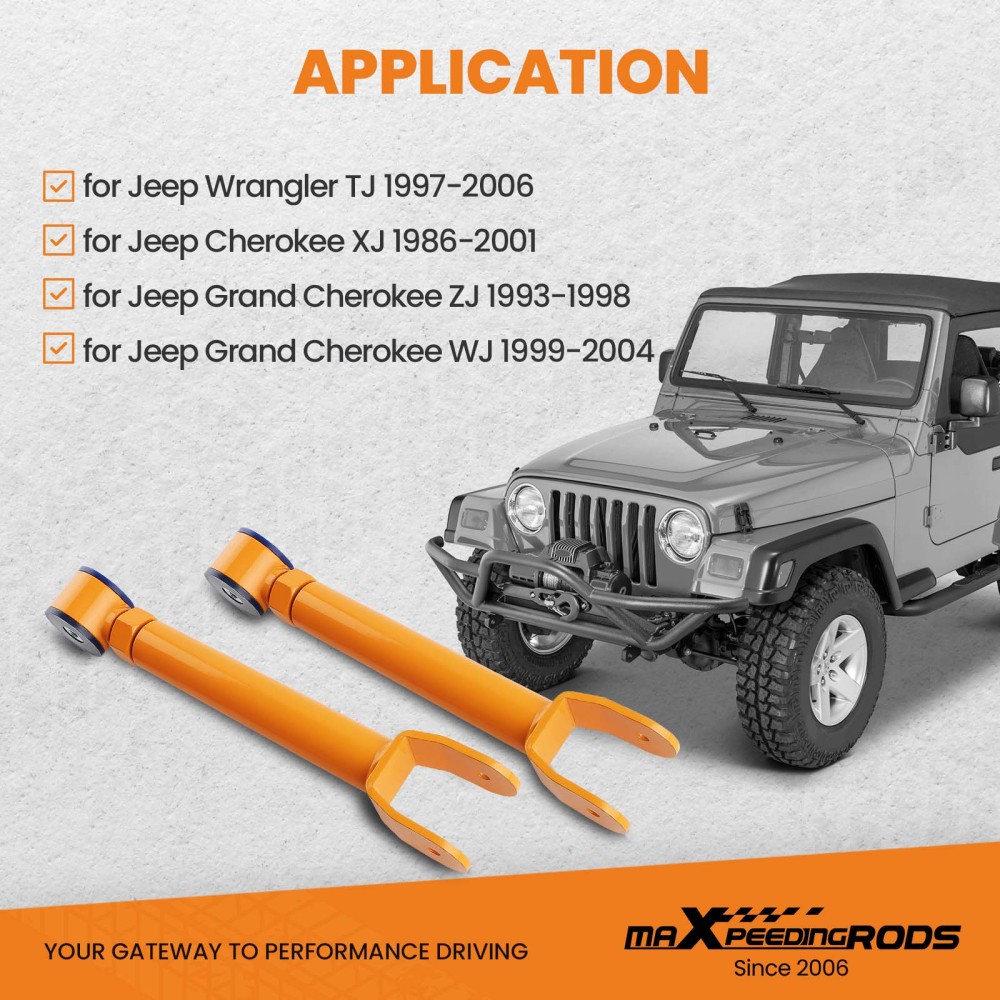 Bras De Suspension Control Arms Front compatible pour Jeep Grand Cherokee Zj Wj 2 Pcs Kit