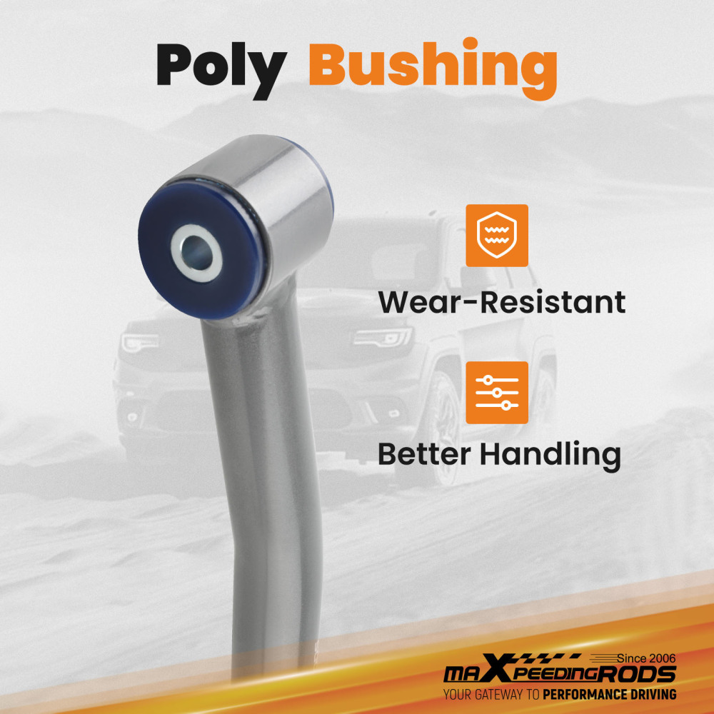 BRAS DE CONTRÔLE AJUSTABLE 0- 4 » LIFT compatible pour JEEP CHEROKEE XJ WRANGLER TJ 1984-06