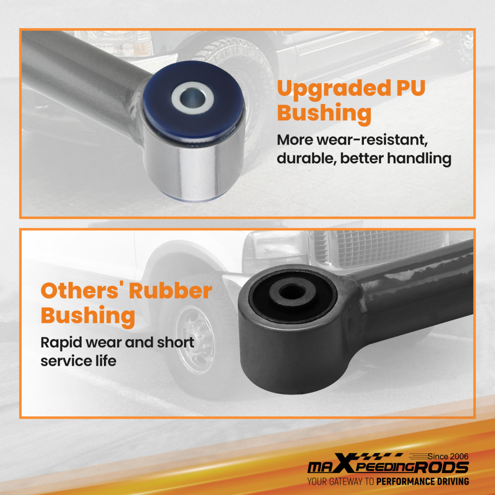 BRAS DE CONTRÔLE AJUSTABLE 0- 4 » LIFT compatible pour JEEP CHEROKEE XJ WRANGLER TJ 1984-06