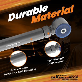 Complete Set Adjustable Control Arms for 1997-2006 compatible for Jeep Wrangler TJ w/ Spacers