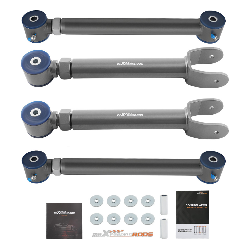 4pc Front UpperRear Lower Control Arms Set compatible for Jeep Grand Cherokee WJ 1999-04