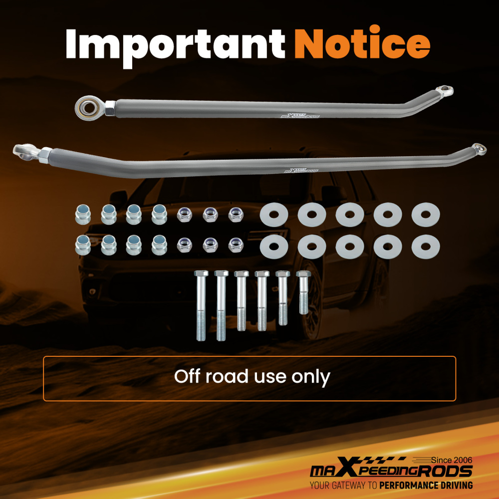 Steering Crossover Kit + Upper Control Arms compatible for Jeep Cherokee XJ Wrangler TJ ZJ