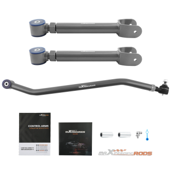 Adjustable Front Upper Control Arms Track Bar 1.5-4.5 for 97-06 compatible for Jeep Wrangler