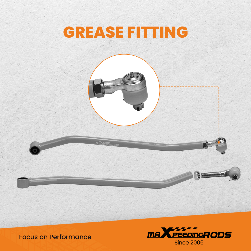 Kit Bras De Contrôle + Barre De Traction compatible pour Jeep Grand Cherokee XJ Wrangler TJ