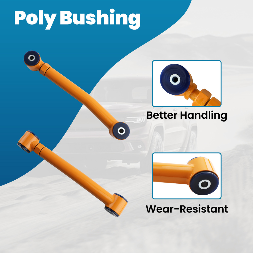 Front Lower Heavy Duty Adjustable Control Arm Set compatible for Jeep TJ-ZJ-XJ