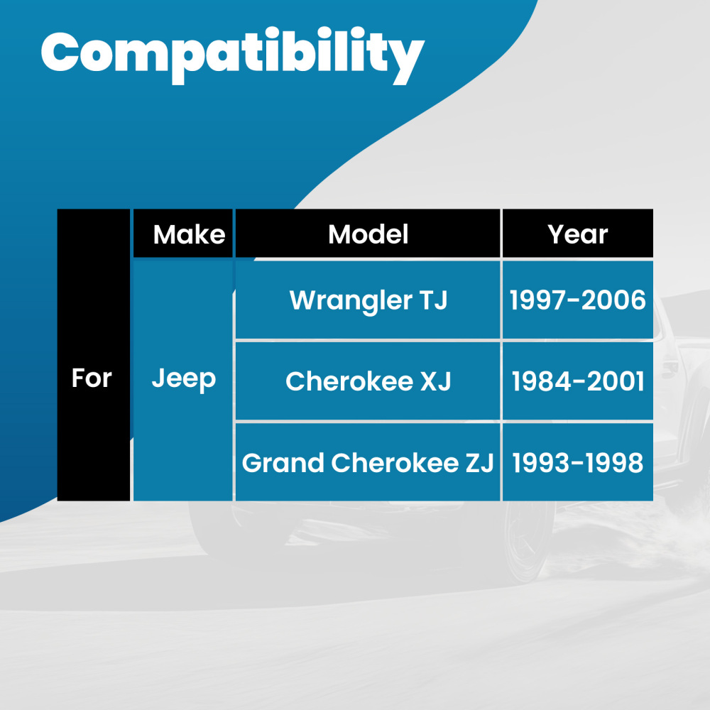 Front Lower Heavy Duty Adjustable Control Arm Set compatible for Jeep TJ-ZJ-XJ