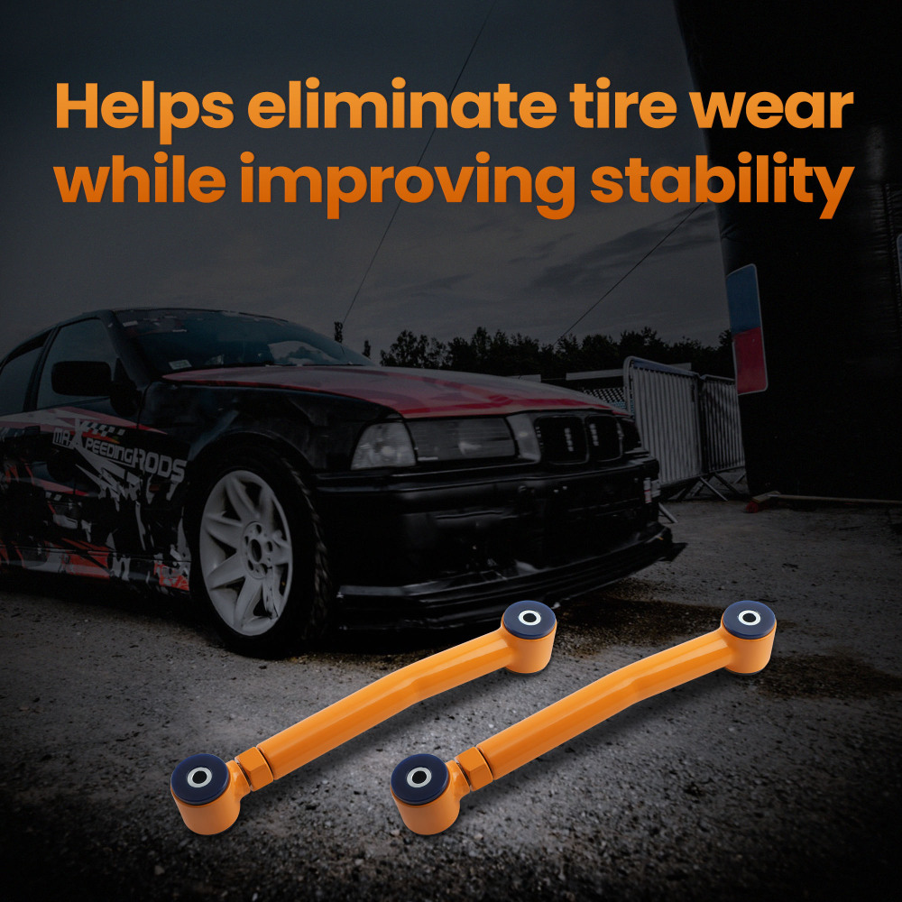 Front Lower Heavy Duty Adjustable Control Arm Set compatible for Jeep TJ-ZJ-XJ