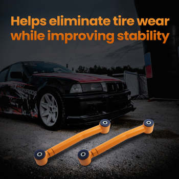 Compatible for Jeep Wrangler TJ 97-06 Front Lower Heavy Duty Adjustable Control Arm Set suspension arms