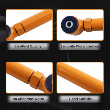 Compatible for Jeep Wrangler TJ 97-06 Front Lower Heavy Duty Adjustable Control Arm Set suspension arms