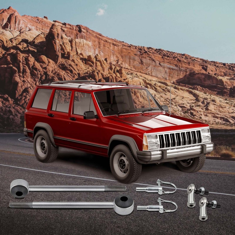 Front Lower Control Arms + Quick Disconnects compatible for Jeep Cherokee XJ 1984-2001 ZJ