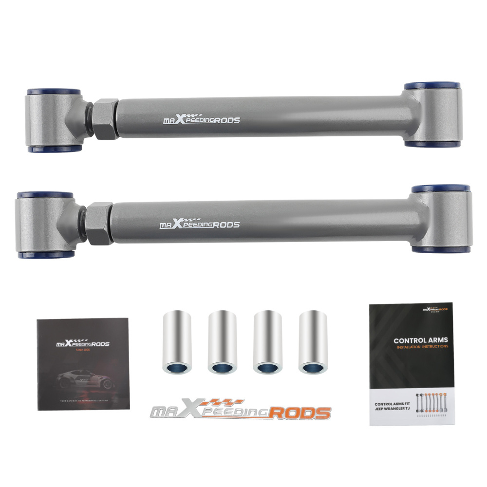 Adjustable Heavy Duty Front Lower Control Arm Kit compatible for Jeep Cherokee XJ 1984-2001