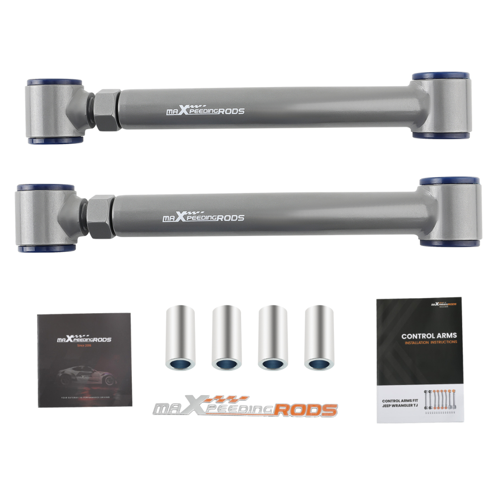 Adjustable Heavy Duty Front Lower Control Arm Kit compatible for Jeep Cherokee XJ 1984-2001