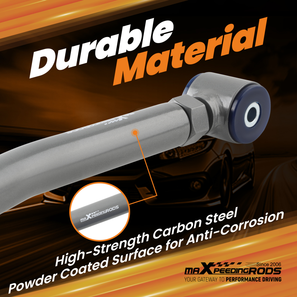 Adjustable Heavy Duty Front Lower Control Arm Kit compatible for Jeep Cherokee XJ 1984-2001