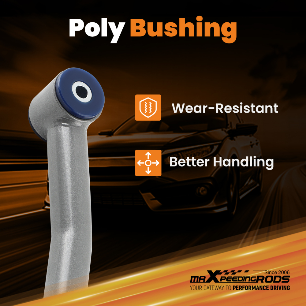 Adjustable Heavy Duty Front Lower Control Arm Kit compatible for Jeep Cherokee XJ 1984-2001