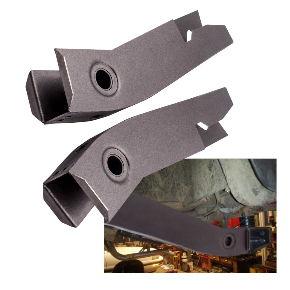 Left Right Rear Shackle Mount Frame Repair Kit Set compatible for Jeep Wrangler YJ 1987-1995 suspension arms