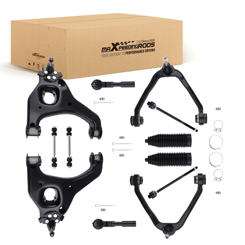 12x Front Control Arms Kit for 99-06 compatible for Chevy Silverado GMC Sierra 1500 Suspension