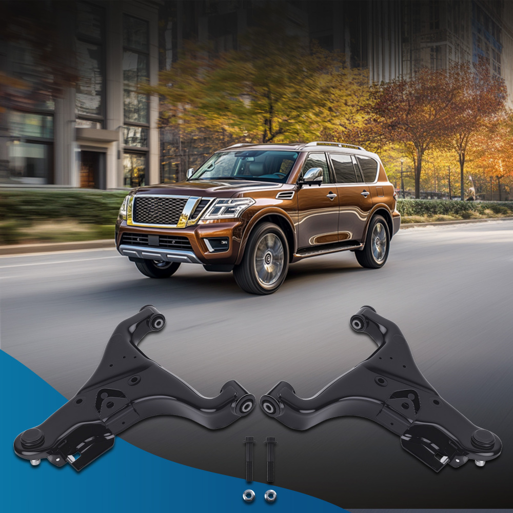 2x Front Lower Control Arm w/Ball Joints compatible for Nissan Armada Titan compatible for Infiniti QX56