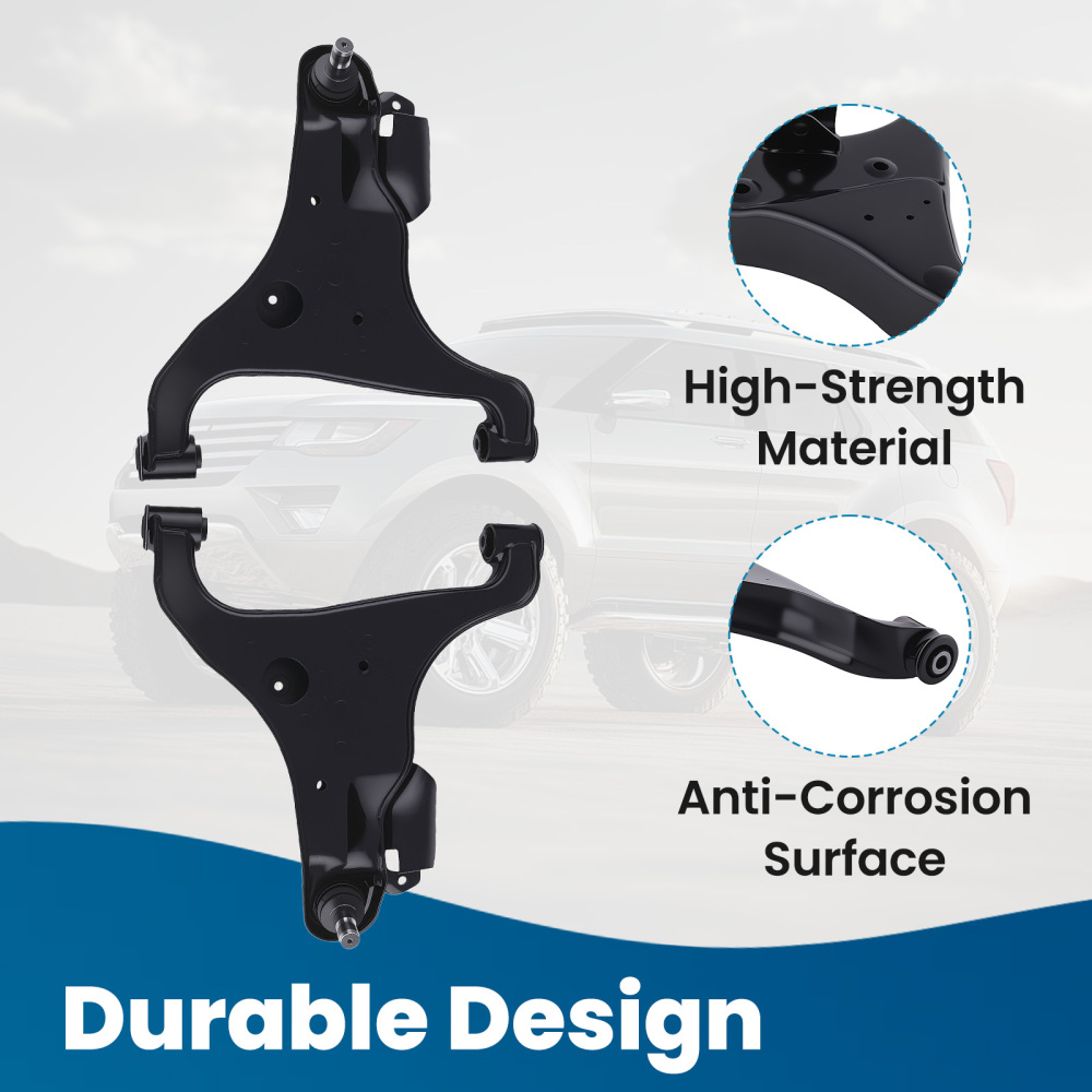 2x Front Lower Control Arm w/Ball Joints compatible for Nissan Armada Titan compatible for Infiniti QX56