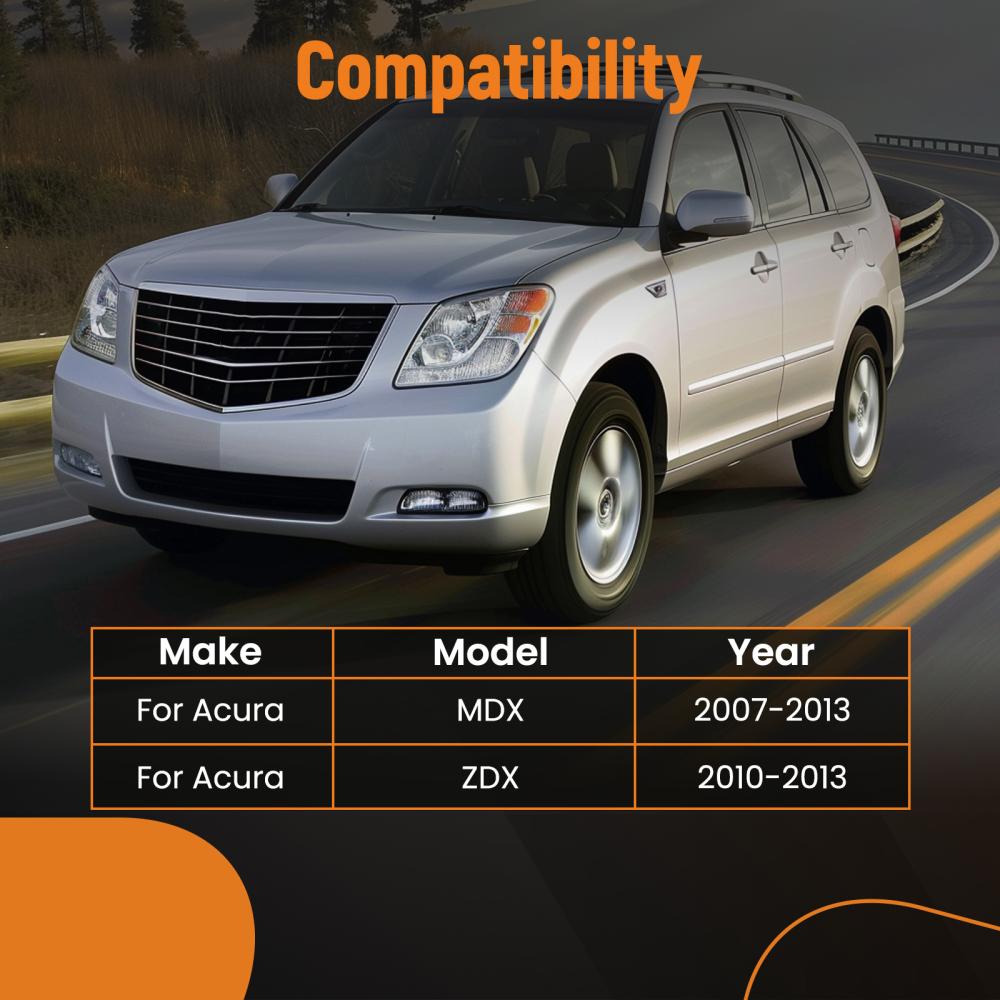 4x Front Lower Control Arm for 2007-2013 compatible for Acura MDX ZDX Suspension Kit Ball Joint