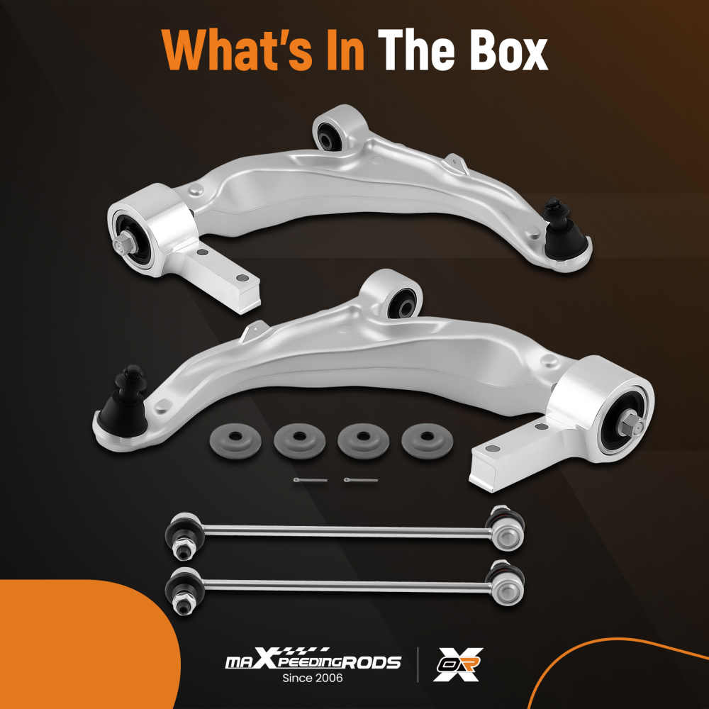 4x Front Lower Control Arm for 2007-2013 Acura MDX ZDX Suspension Kit Ball Joint