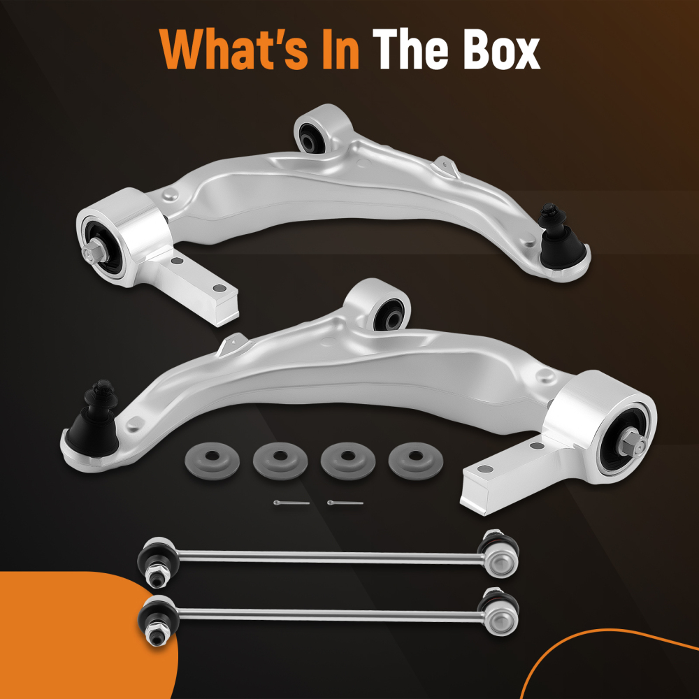 4x Front Lower Control Arm for 2007-2013 Acura MDX ZDX Suspension Kit Ball Joint