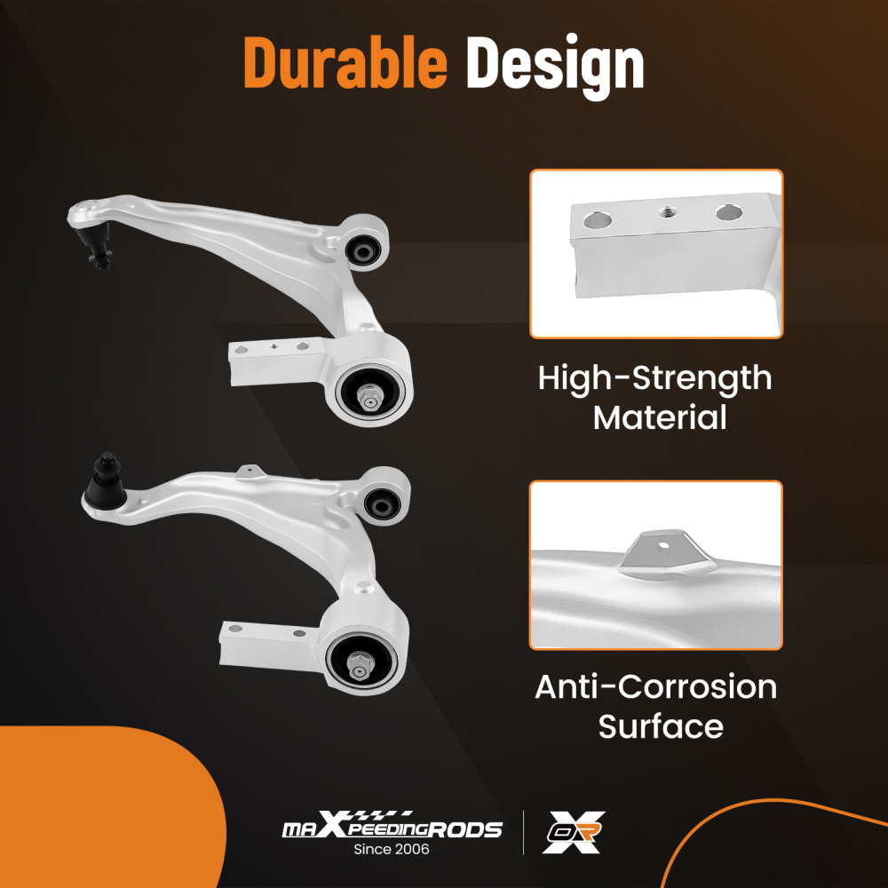 6x Front Lower Control Arms Sway Bar Tie Rods Kit for 2007-2013 Acura MDX ZDX