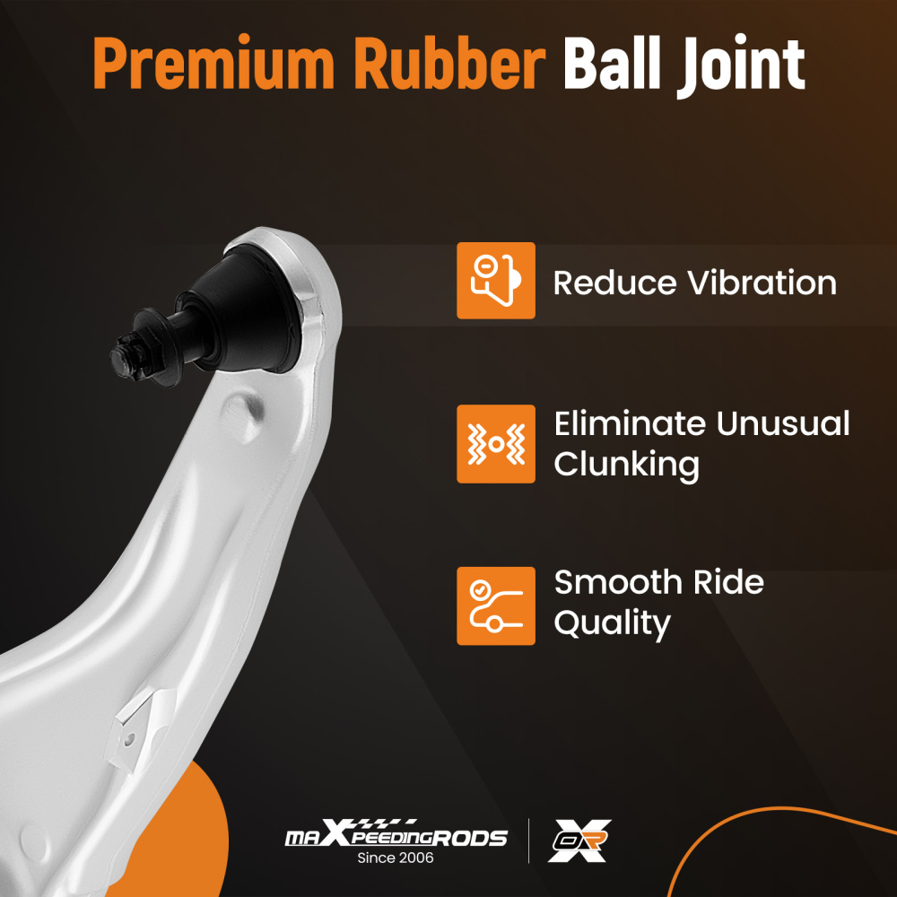 6x Front Lower Control Arms Sway Bar Tie Rods Kit for 2007-2013 Acura MDX ZDX