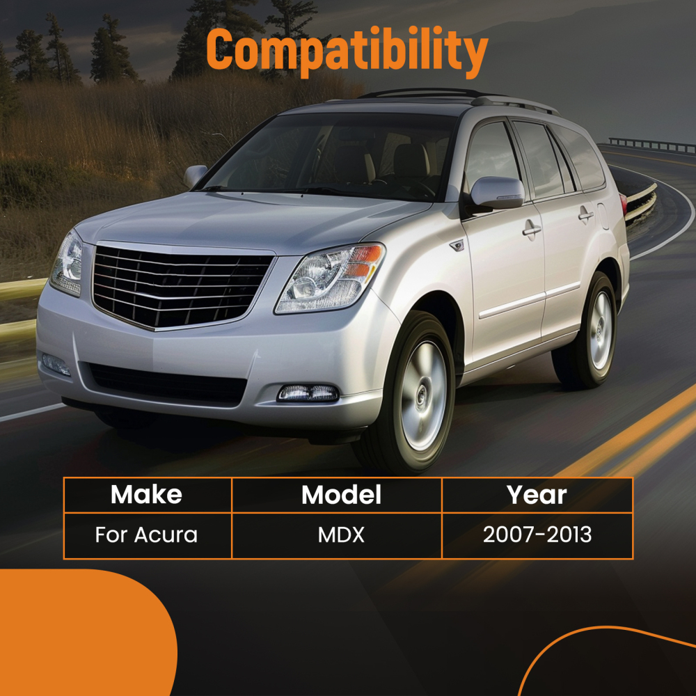 8pcs Front Lower Control Arms w/ Ball Joint Tie Rods Kit compatible for Acura MDX 2007-2013