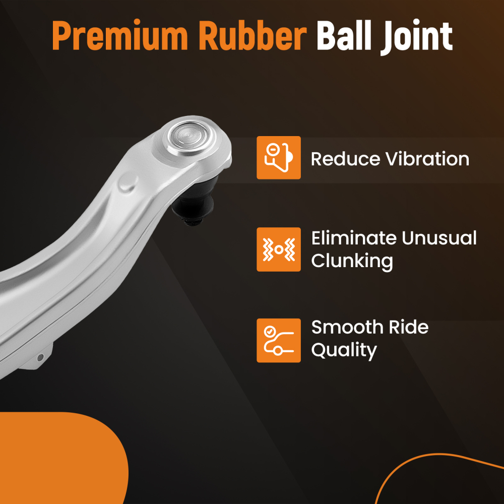 8pcs Front Lower Control Arms w/ Ball Joint Tie Rods Kit compatible for Acura MDX 2007-2013