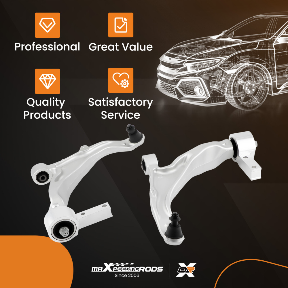 2pcs Front Lower Control Arm w/ Ball Joint Assembly compatible for Acura MDX ZDX 2007-2013