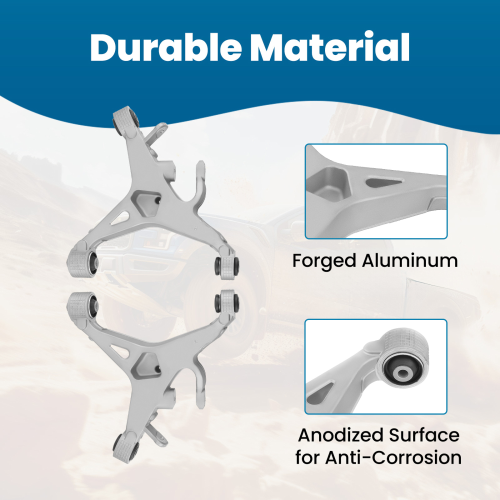 2X BRACCI DI CONTROLLO INFERIORI POSTERIORI LHRH compatibile per JAGUAR S-TYPE compatibile per LINCOLN LS