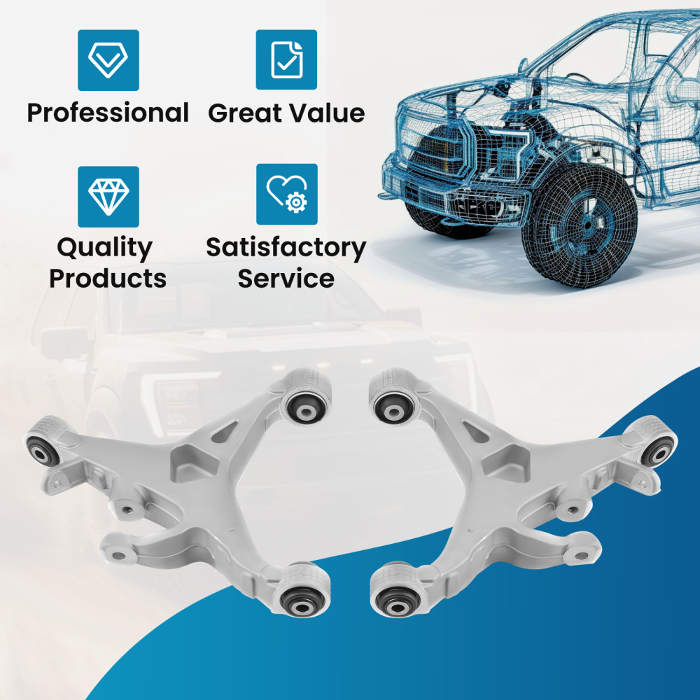 2X BRACCI DI CONTROLLO INFERIORI POSTERIORI LHRH compatibile per JAGUAR S-TYPE compatibile per LINCOLN LS