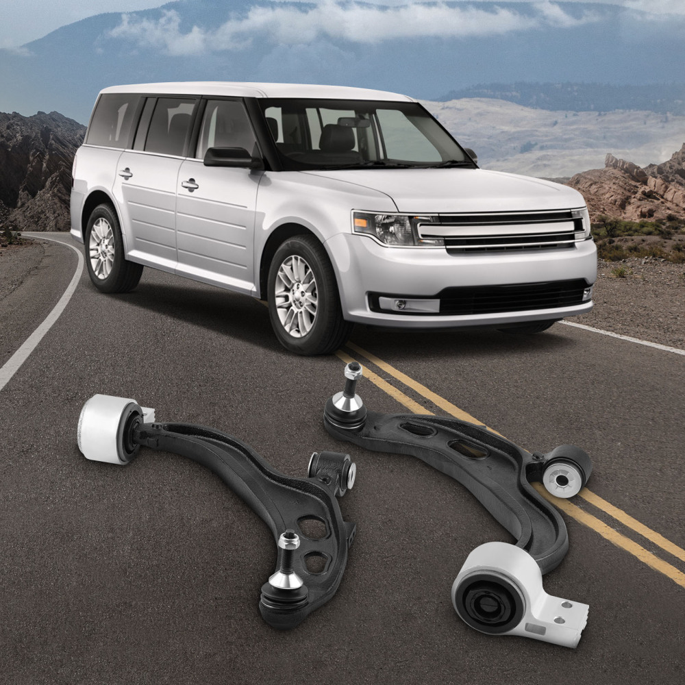 2pcs Front Lower Control Arm compatible for Ford Taurus 2013-2018 compatible for Lincoln MKS MKT 2013-2016